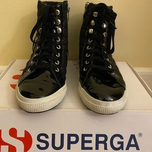 Superga Nylon Quilted Size 37 Womens